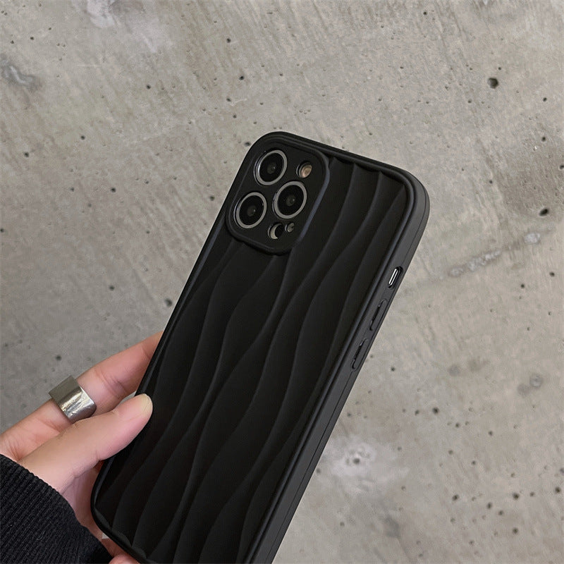 Water Ripple Midnight Black Mobile Phone Shell