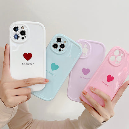 Cute Macaron Color Love Phone Case