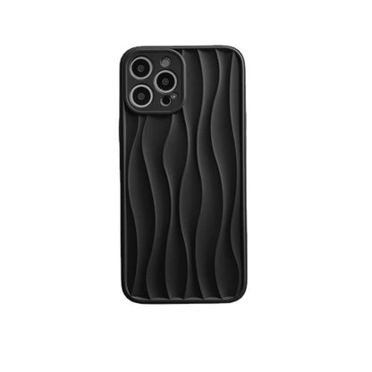 Water Ripple Midnight Black Mobile Phone Shell